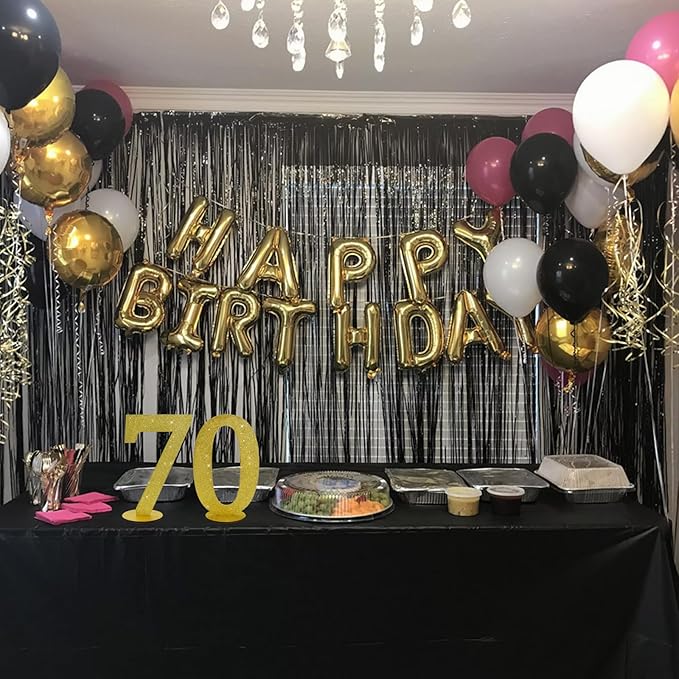 TONIFUL 11.8 Inch Gold Glitter Numbers Table Centerpieces 0-9 Birthday Party Decorations,Shining Gold Digital 7 for Birthday Party,Wedding,Bridal Shower,Engagement,Photo Shoot,Anniversary