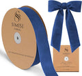 Royal Blue Velvet Ribbon 1.5'' 25 Yards for Christmas Tree, Gift Wrapping, Flower Bouquet, Wreath Decorations, Bow Making