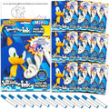Sonic the Hedgehog Imagine Ink Magic Coloring Book Party Favor 12 Pk Bundle | No Mess Mini Magic Ink Sonic Goodie Bags Stuffers Set - Bulk Mess Free Activity Book Party Supplies for Kids