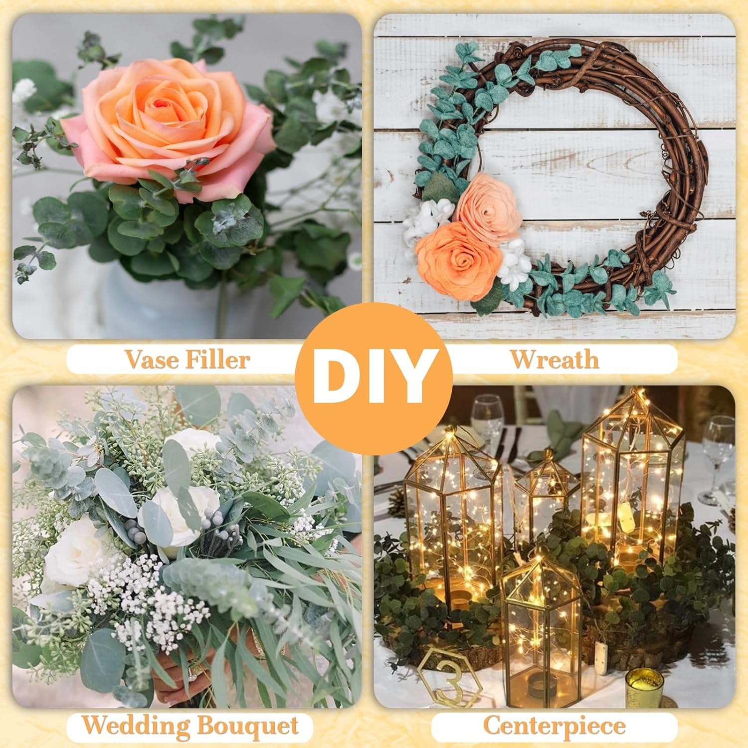 12PCS Dried Eucalyptus for Shower Hanging - 17'' Real Large Preserved Eucalyptus Stems Green Home Decor, 100% Made from Fresh Eucalyptus Leaves, Bathroom Shower Decor, Wedding, DIY