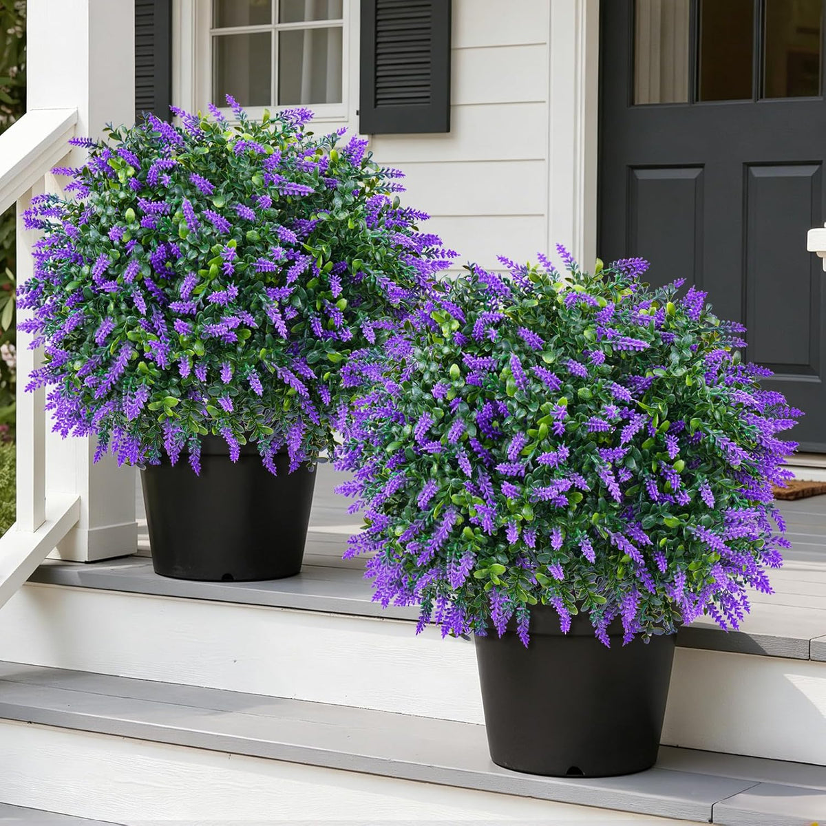 grooy artificial set of 2 uv resistant boxwood, main product view