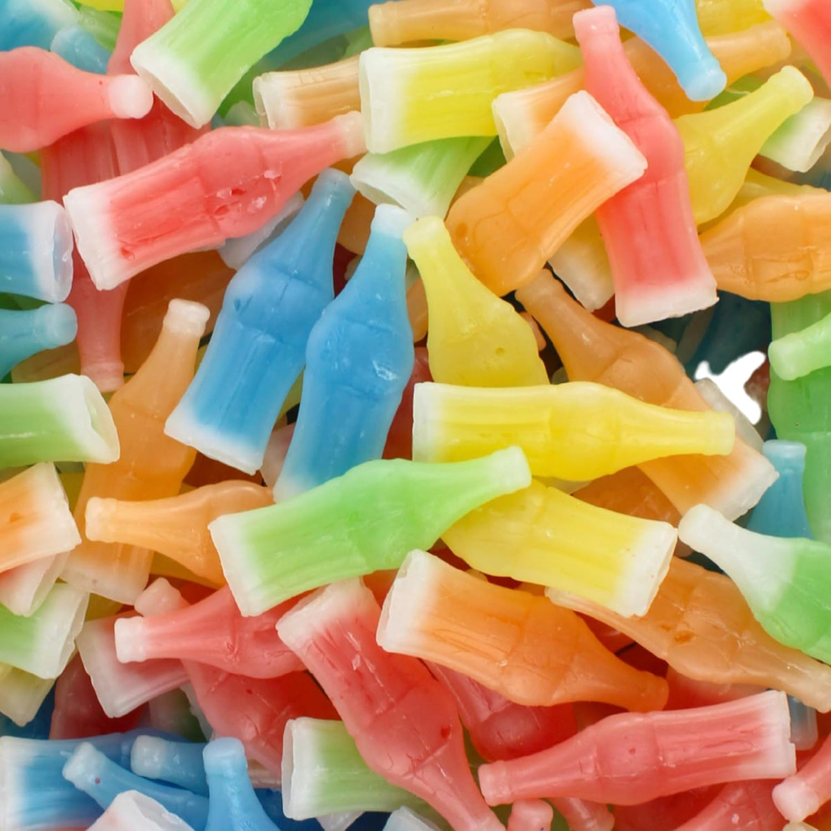 Nik-L-Nips Assorted Wax Candy Bottles, Wax Bottle Candy, 2 lb