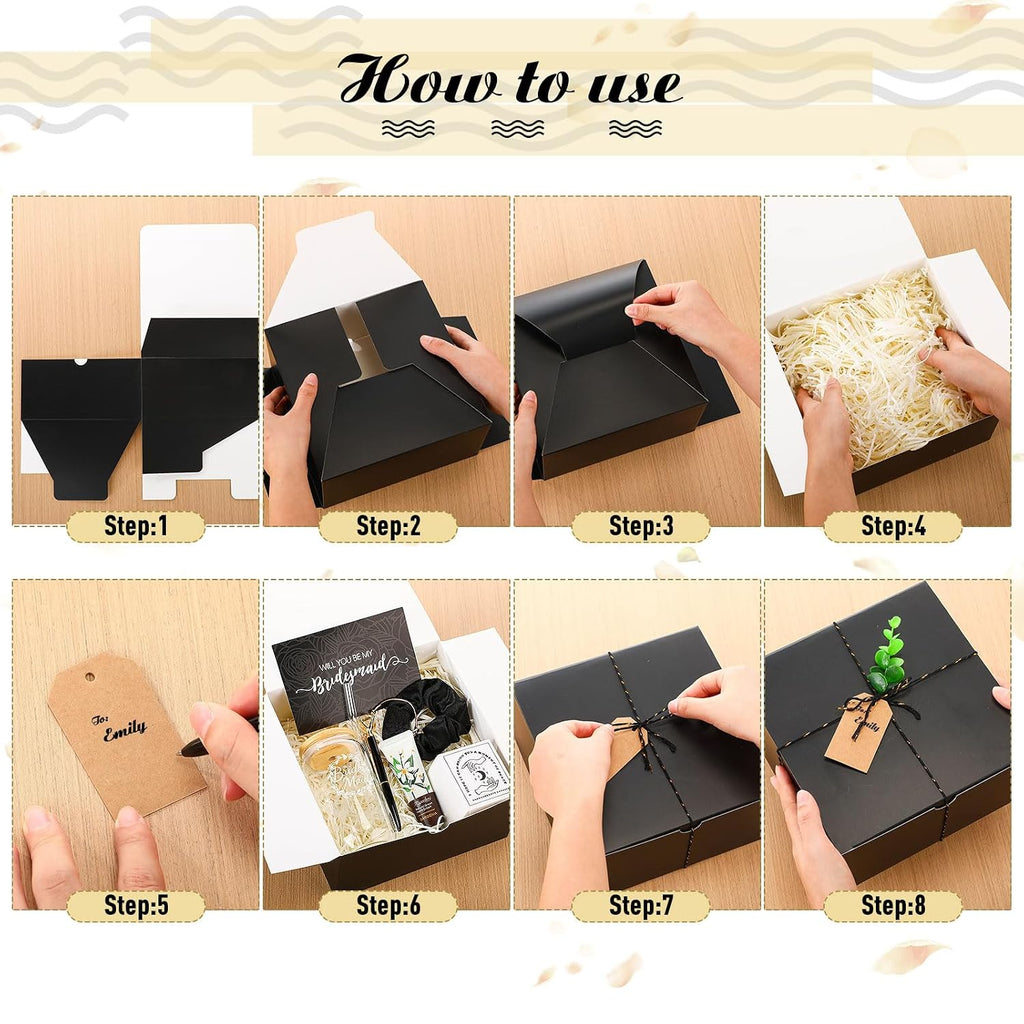 teenyyou 60 pcs bridesmaid proposal gift set with, side view