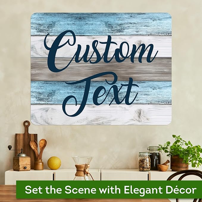 Custom Sign, Custom Street Sign, 11 Font Colors, 13 Font Styles, 4 Hole Options, 22 Sizes, 24x30 Inches, Rust Free DiBound, Fade Resistant, Made in USA by My Sign Center (Coastal)