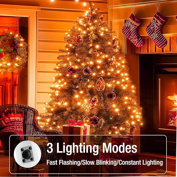 6 Pack Fairy Lights Battery Operated - 7ft 20 Led Twinkle Lights 3 Modes, Bulk Mini String Lights Waterproof for Mason Jars Vases DIY Party Wedding Decoration Christmas -Orange