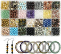 6mm natural stone beads, round crystals bead genuine, main product view