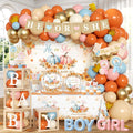 pumpkin gender reveal decorations,fall theme party he or, main product view