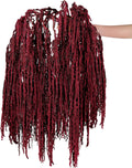 Suncalla 12 Pcs Red Spring Natural Dried Amaranthus Hanging Flowers Amaranthus Artificial Flowers for Wedding Arch Bouquet Floral Garland Wall Home Decoration (23 Inch)