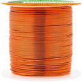 Mandala Crafts 22 Gauge Anodized Aluminum Craft Wire for Jewelry Making - 100 FT Colored Flexible Burnt Orange Wire - Bendable for Bonsai Armature Crafting Sculpting