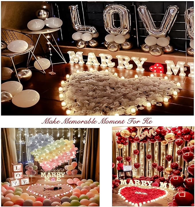 1000Pieces Rose Petals, Artificial Flower Petals Fake Rose Petals for Romantic Night,Wedding,Proposal Anniversary Flower Decorations(Dark Red)