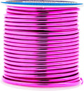 Mandala Crafts 12 Gauge Anodized Aluminum Craft Wire for Jewelry Making - 60 FT Colored Flexible Magenta Wire - Bendable for Bonsai Armature Crafting Sculpting
