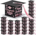 COTOPHER 36 Pack Mini Graduation Cap Gift Boxes with Tassel, Class of 2025 Graduation Candy Boxes Centerpieces for Tables Party Decorations, Small Treat Chocolate Box Graduate Favors Supplies