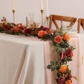 garisey 5ft terracotta artificial flower garland fall floral, main product view