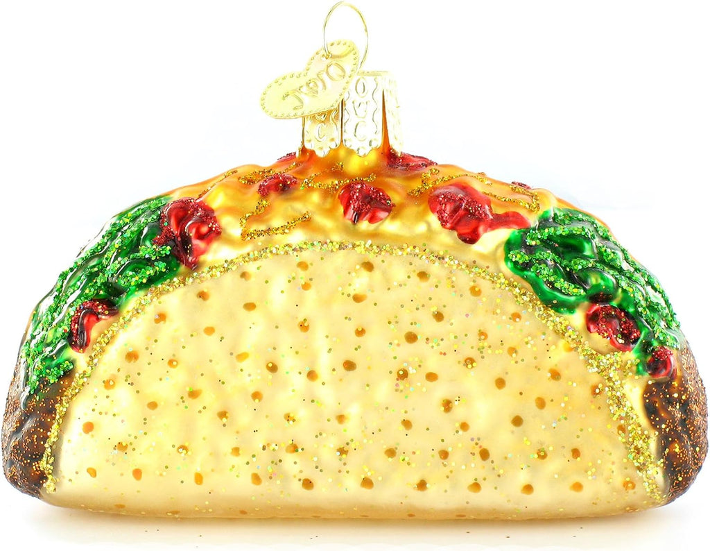 Old World Christmas Ornaments: Taco Glass Blown Ornaments for Christmas Tree (32084)
