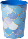 American Greetings Mermaid Party Supplies, Reusable Party Cups (16 oz, 8-Count)
