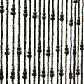 wood beaded curtain 35.5"x75" doorway room divider handmade, main product view
