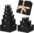 chivertion 6 pack nesting gift boxes with lids, main product view