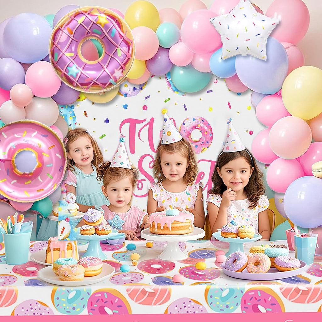 snln two sweet birthday party decorations 2nd birthday on a desk or shelf