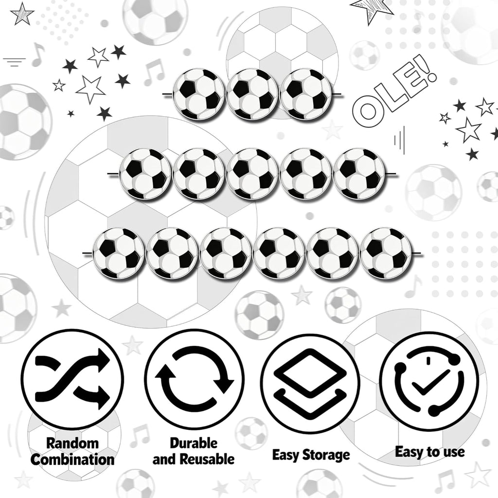 Soccer Birthday Party Decorations - 24PCS Soccer Party Banners for 2026 World Soccer Cup Merchandise | Soccer Party Decorations Hanging Backdrop for Birthday Party Home Classroom Favor Supplies Decor
