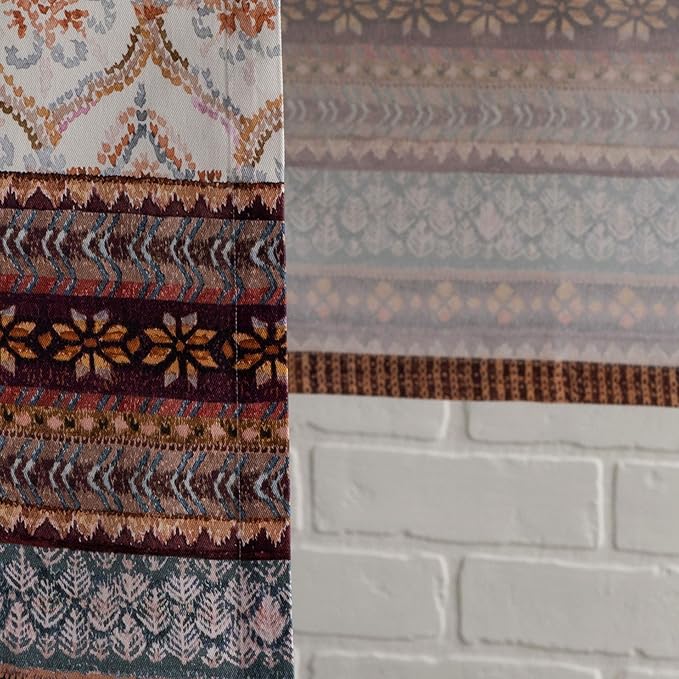 Maison d' Hermine Table Runner 100% Cotton Single Layer Table Runners 72 inches Long for Thanksgiving Christmas Decorations Home Kitchen Dining Party Wedding (Fair Isle, 14.5" x 72")