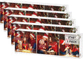 Boxalls 2x6 Inches Acrylic Picture Frames - 5 Pack, Clear Frameless 2x6 Photo Frames with Magnetic, Double Sided Transparent Desktop Frame (5 Pack)