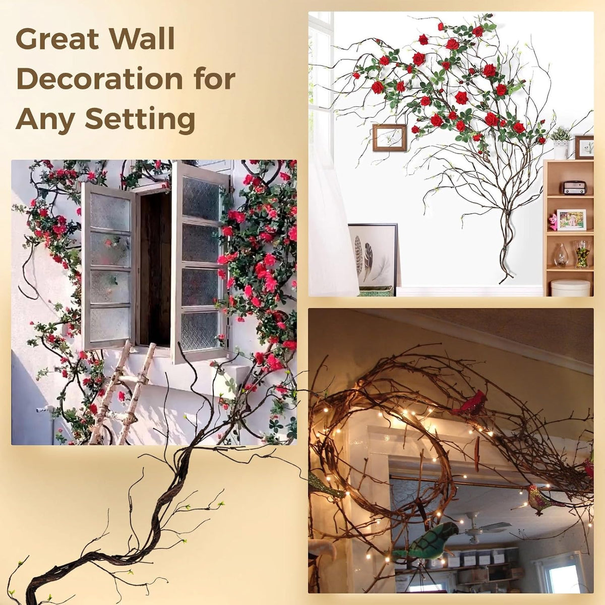fake artificial tree branches for decoration - 67 showing dimensions