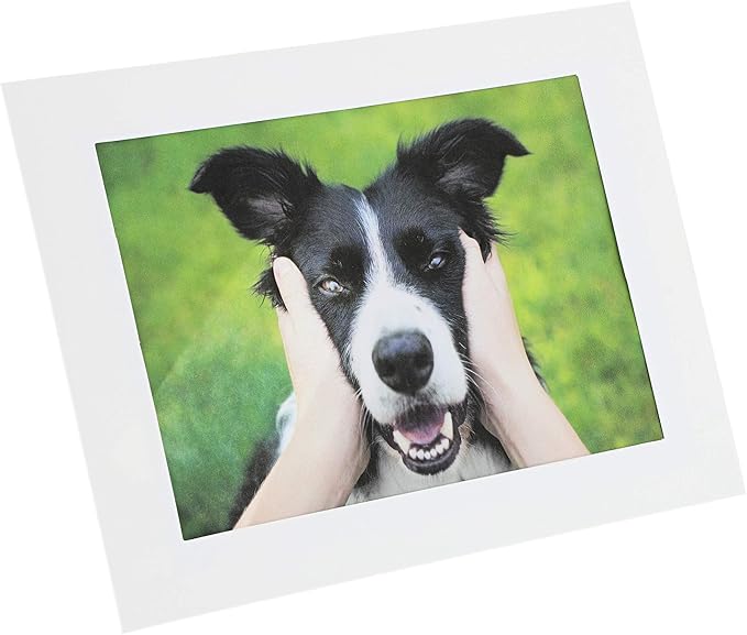 Juvale Cardboard Picture Frames - White Easel Back Display - Customizable Craft Supplies & Photo Displays - Bulk Picture Frames 30-Pack - White, 5 x 7 in