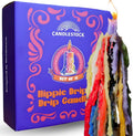 Candlestock Hippie Drippy Drip Candles - Pack of 11 Dripping Taper Candles - Wine Bottle Melting Candles (Hippie Rainbow)