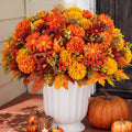 blosmon faux mums for outdoor planters: realistic fall, main product view