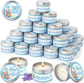 VISCOO 30 Pack Baby Shower Party Favors Candles Lavender Scented, Baby Shower Favors for Guests Prizes, Girl Boy Gender Reveal Party Gifts Decorations (1.2 Oz, Blue)