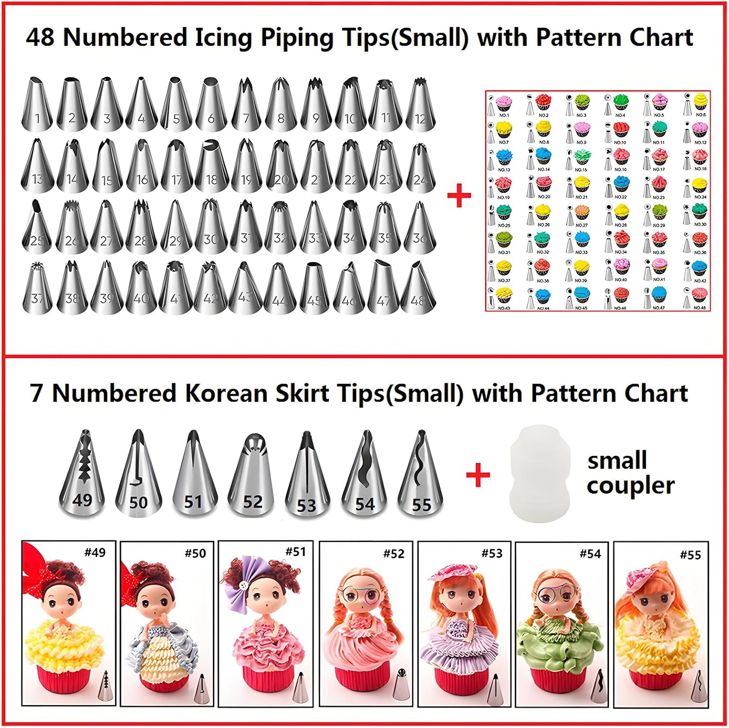 ANSLYQA Cake Decorating Kit, 393 Pcs Baking Tools | Aluminium Cake Turntable, Leveler, 55 Numbered Icing+Skirt Tips, 2 Spatulas, 100 Pastry Bags, 150 Cupcake Liners & More