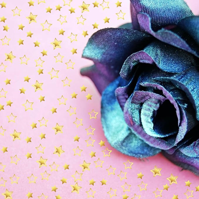 Confetti Star Sequins Table Metallic Foil Sprinkles or DIY Birthday Wedding Engagemetn Christamas New Year Theme Party Celebrations Favor Party Supplies(Golden,2 SIZE)