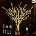 BAOLITVINE Lighted White Twig Branches 32IN 200 Warm White Fairy Lights, Lighted Willow Branches Plug in with Timer, Dimmer for Home Bedroom Fireplace Christmas Decoration Inside Outdoor