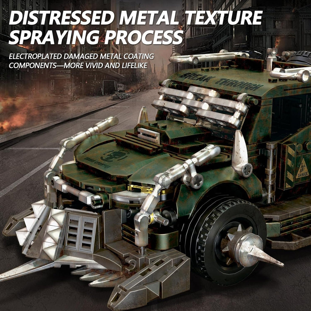high godo technic car building blocks set for, close-up detail