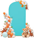 Wedding Arch Cover 4FT Arch Backdrop Cover Spandex Fitted Arch Cover for Round Top Chiara Backdrop Stand Covers for Wedding Birthday Party Baby Shower Banquet Ceremony Decoration