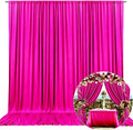 10 x 7 Feet Rose Red Backdrop Curtain for Partie, Background Curtains for Photoshoot, Birthday, Wedding, Halloween, Thanksgiving, Christmas Day, New Year Party Decorations 5Ft x 7Ft, 2 Panels