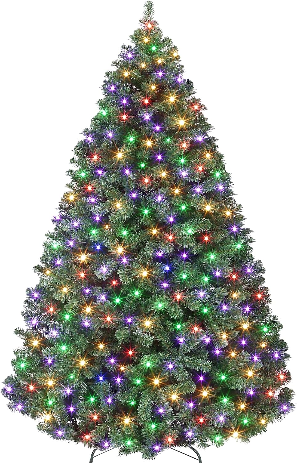 gaomon 7.5ft prelit fraser fir wide artificial christmas, main product view