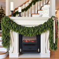 6 ft christmas cedar garland: artificial real touch, main product view