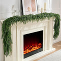 cleangor 2pcs 6ft norfolk pine garlands for christmas, main product view