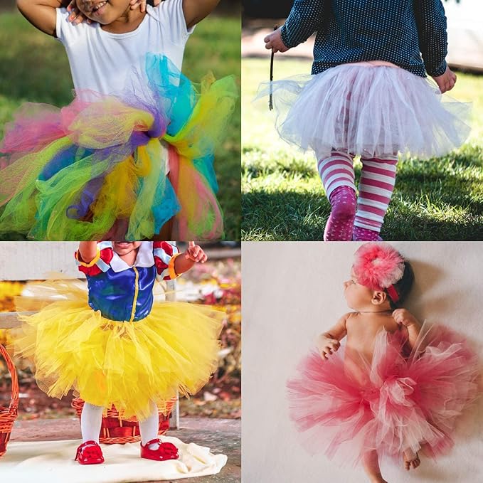 54" by 20 Yards Hot Pink Tulle Fabric Rolls - Tutu Spool Bolt for DIY Wedding Decoration, Baby Shower Tutu Skirt, Gift Wrapping - Large Matte Tulle, Roll Packaging (Fuchsia)