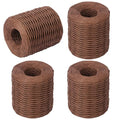 4 Roll 656Ft Brown Floral Wire, Rustic Vine Bind Wire for Flower Bouquets, Waterproof Paper Wrapped Twine(4 x 656 Ft)