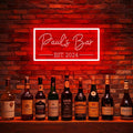 Custom Bar Neon Sign, Personalized LED Beer Signs for Home Bar Man Cave, Customized Neon Light for Men Dad Gifts, Customizable Neon Signs for Pub Tavern Bistro Lounge Party Business Wall Decor