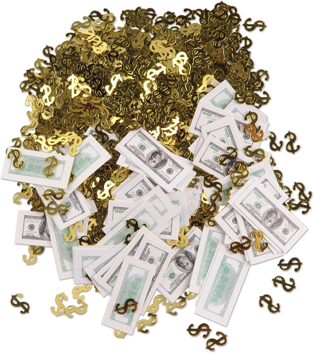 Big Bucks Print-Fetti Party Accessory (1 count) (.5 Oz/Pkg)