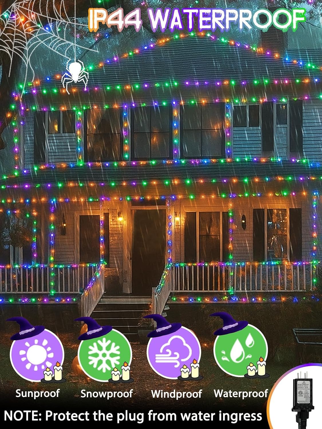 200 LED Smart RGB Color Changing String Lights APP & Remote for Halloween