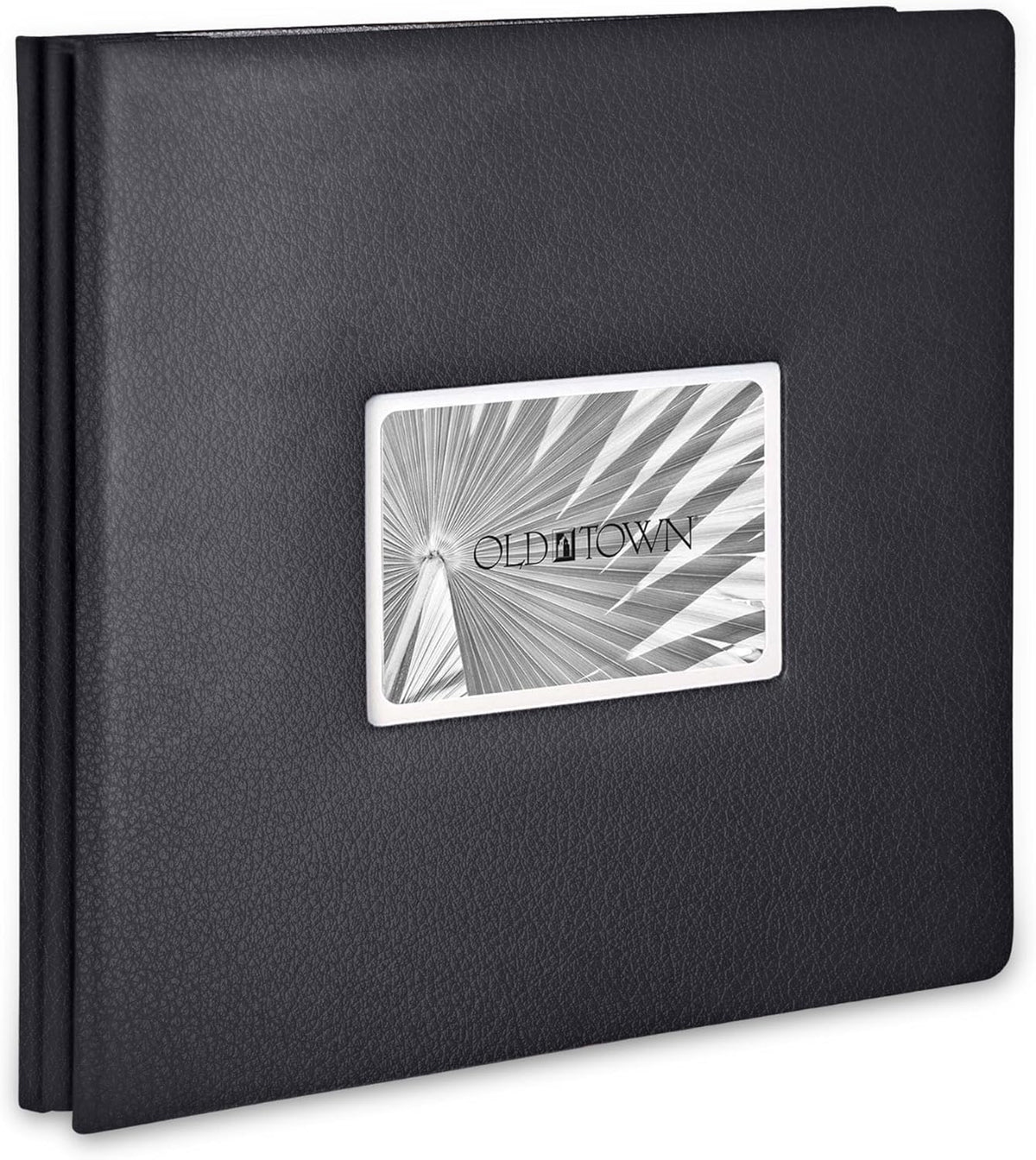 Old Town Bonded Leather Photo Album, Large Leather Scrapbook, Expandable Scra...