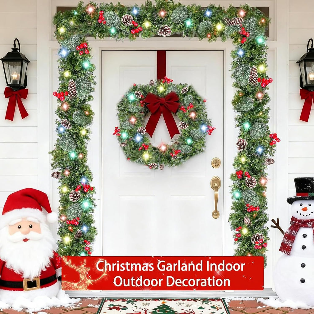 timer - 9ft by 10 inch prelit christmas, package contents
