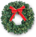 flexible flyer battery operated wreath for front door., main product view