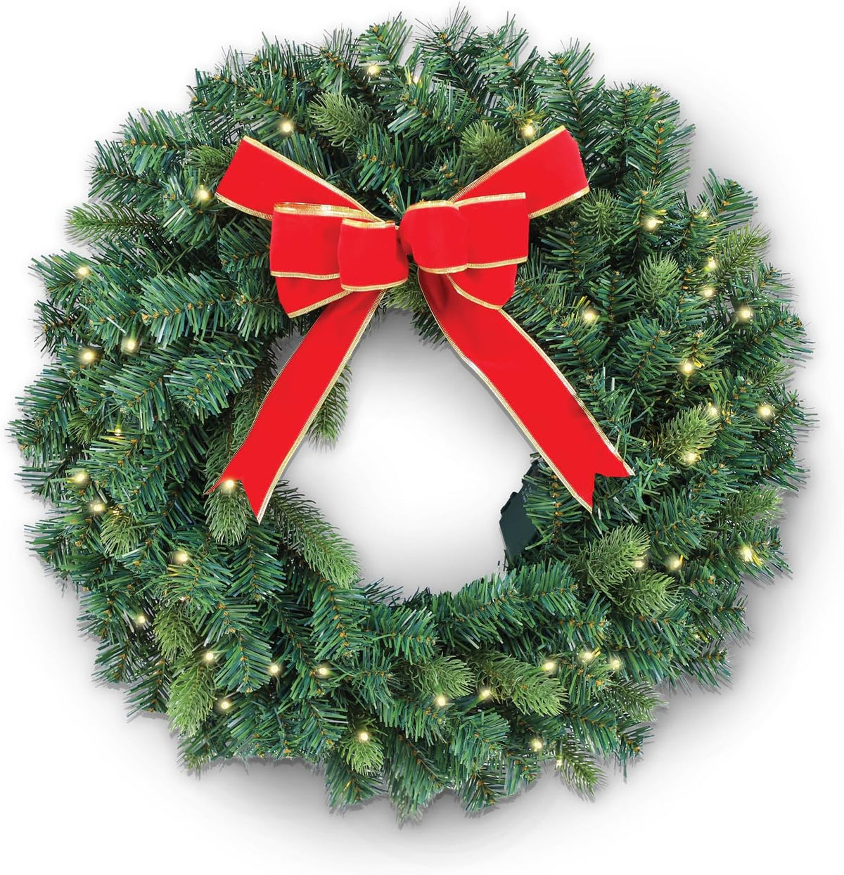 flexible flyer battery operated wreath for front door., main product view