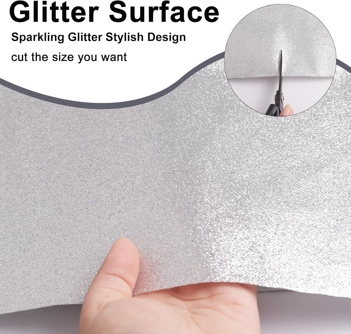 Glitter Carpet Runner for Party - Non-Woven Fabric Runner Rug with Adhesive T...