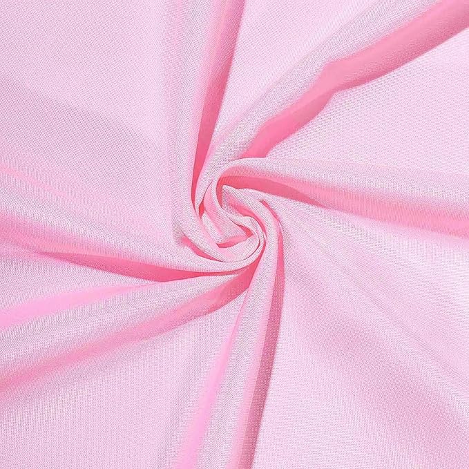 Efavormart 54x54 Pink Wholesale Linens Seamless Polyester Square Linen Tablecloth for Wedding Banquet Party Restaurant